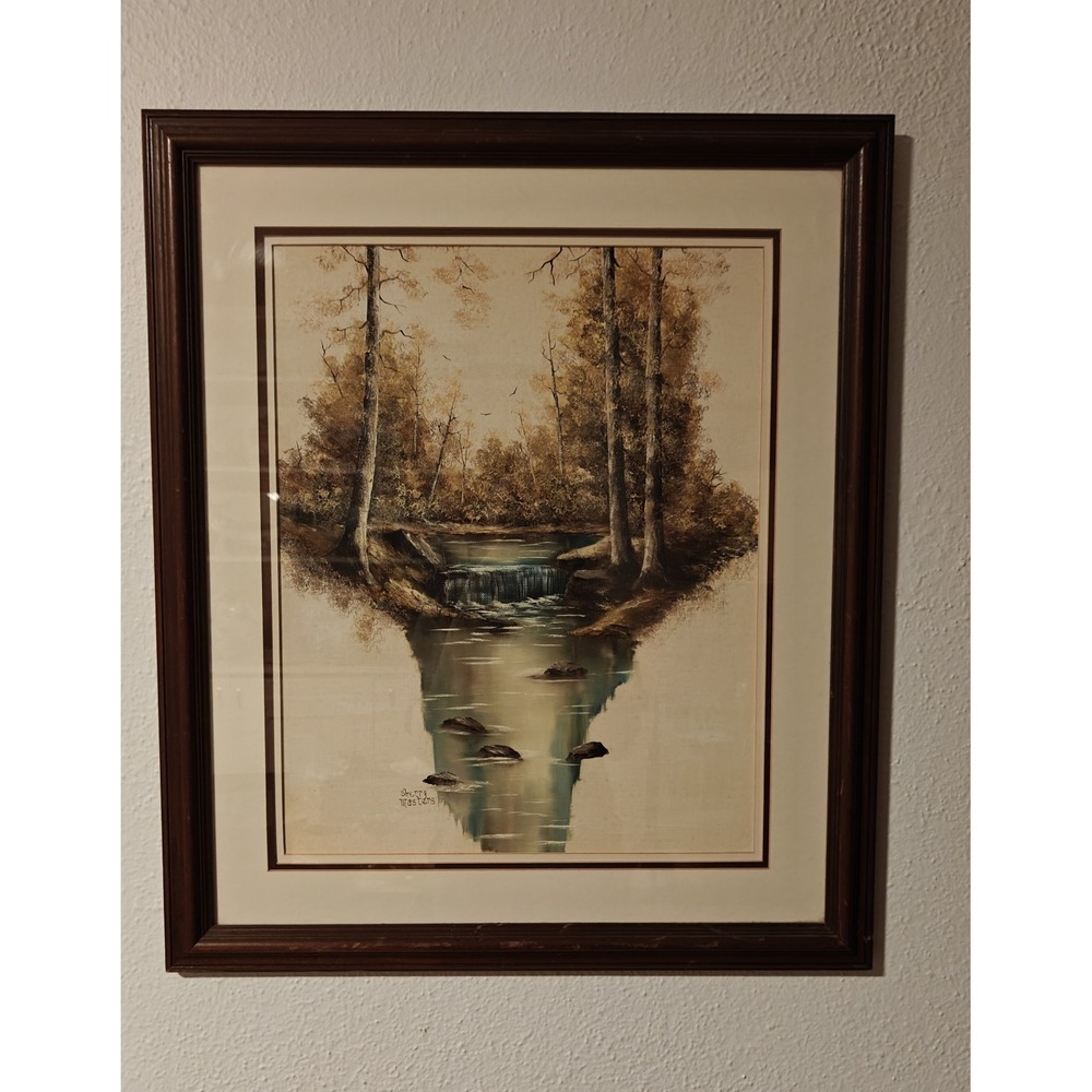 Original Sherry Masters Large Painting Signed Landscape